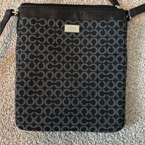 Coach Black and Gray Crossbody Bag